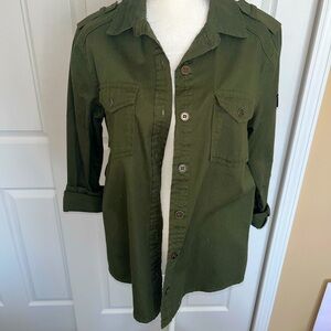 Army Green Denim Jacket